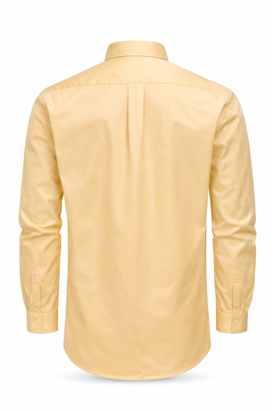 Degross Men Solid Mustard Yellow Regular Fit Full Sleeve Shirt — view 2 of 5