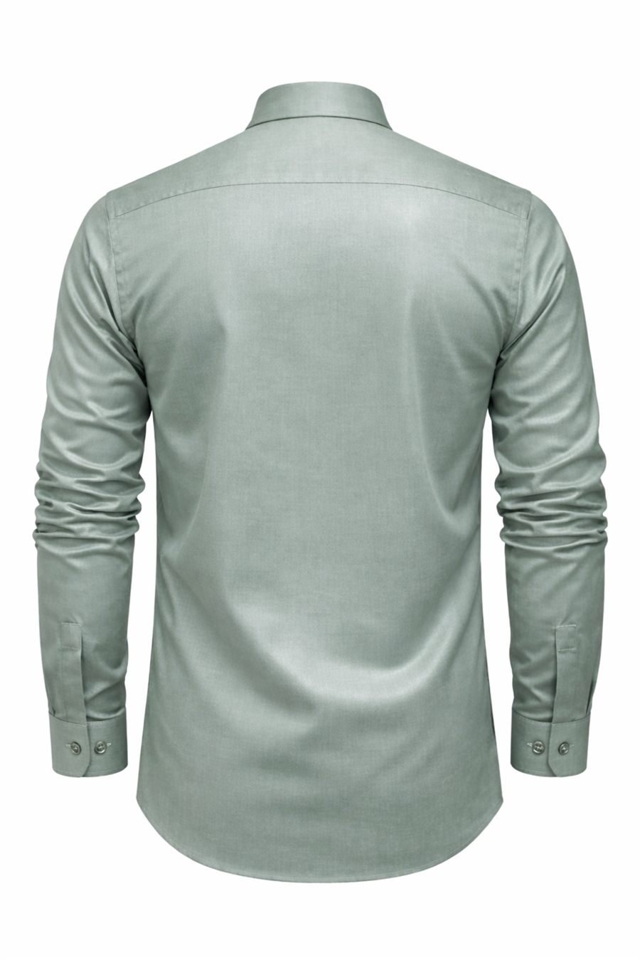 Degross Men Solid Olive Green Regular Fit Full Sleeve Shirt — view 2 of 5