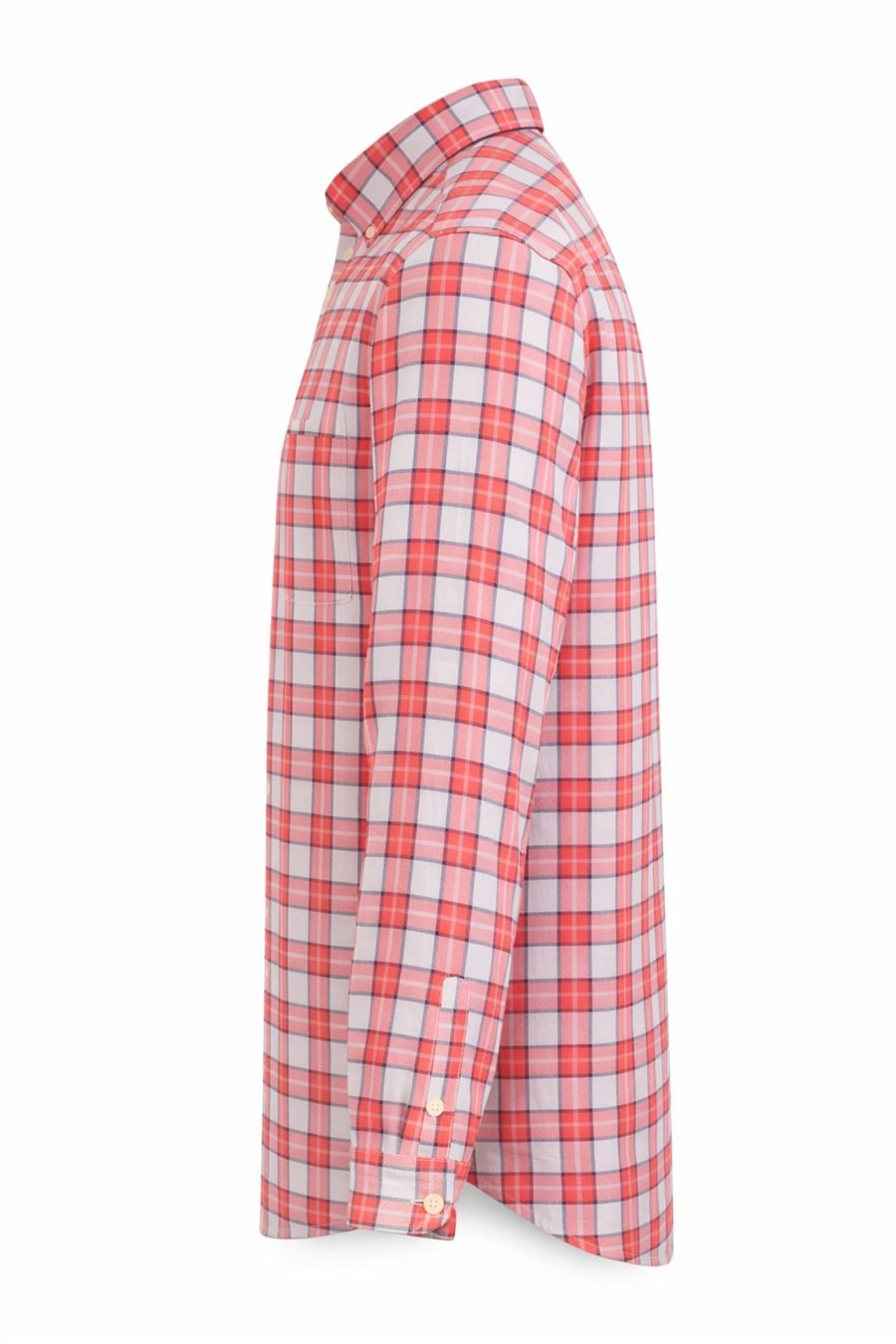 Degross Men Red White Checked Regular Fit Full Sleeve Shirt — view 3 of 5